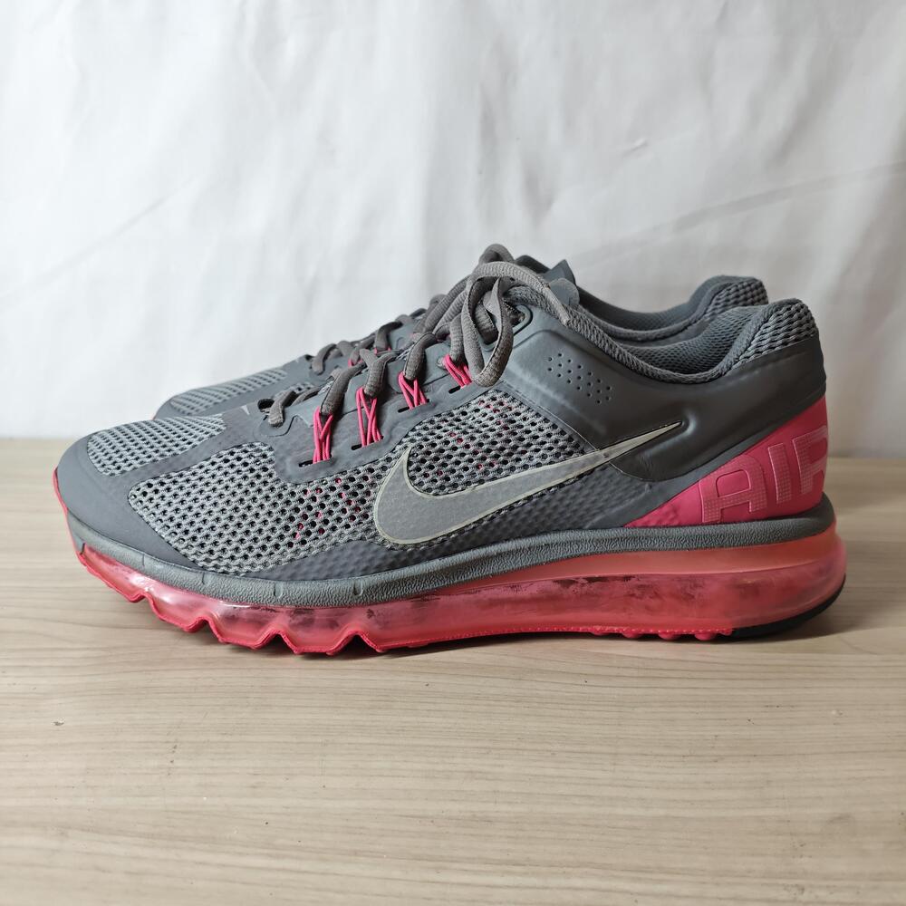 Nike Air Max 2013 Shoes Womens Size 10.5 Gray Pink Running Sneakers 555363-006